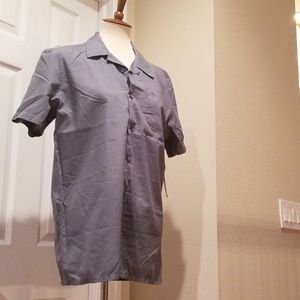 VANS Button-Down Gray Shirt